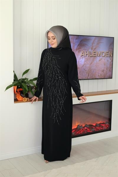 408 CODE CREPE STONE DRESS