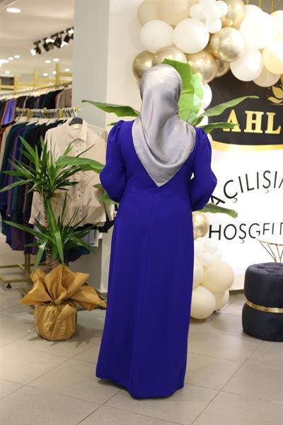 410 CODE EVENING DRESS WITH STONE DETAILS