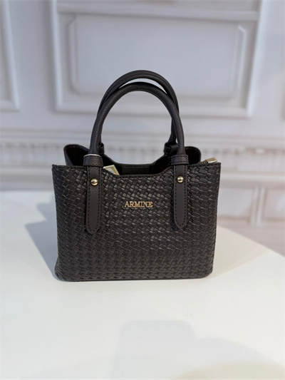 416 KOD ARMİNE KADIN ÖRGÜ EL/KOL ÇANTA KAHVE