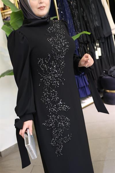 КОД 433 ВЕЧЕРНЕЕ ПЛАТЬЕ С ВЫШИВКОЙ КАМНЯМИ