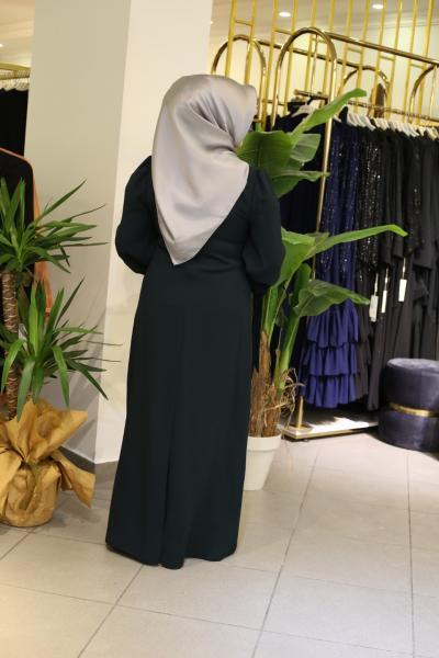 433 CODE STONE EMBROIDERED EVENING DRESS