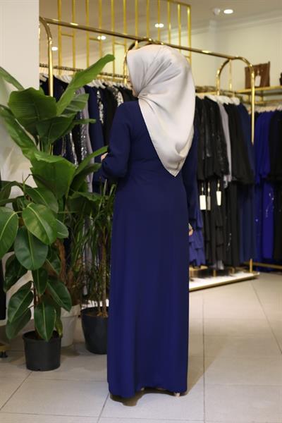 434 KOD TAŞ İŞLEMELİ ABİYE ELBİSE