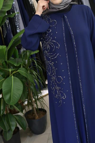 438 CODE EMBROIDERY PATTERN ABAYA SET