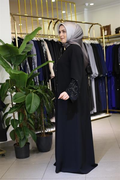 438 KOD NAKIŞ DESEN ABAYA TAKIM