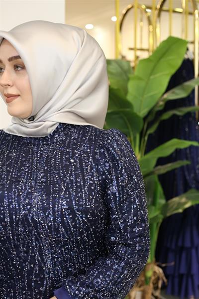 439 KOD ELBİSE LACİVERT