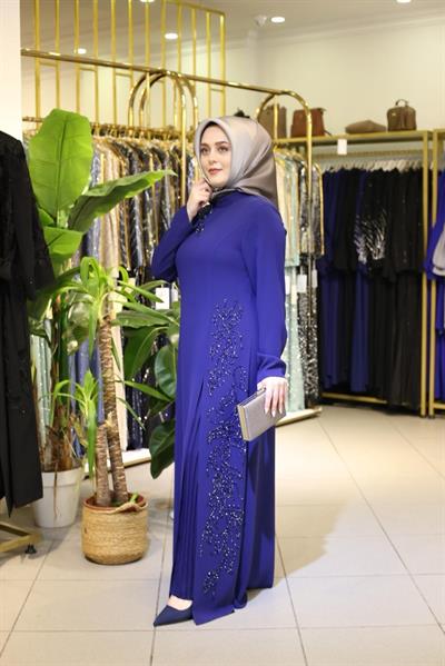 441 КОД GİZLİ PİLELİ ELBİSE