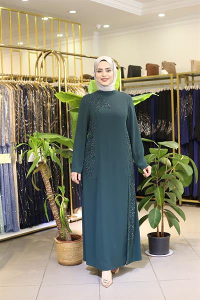 441 КОД GİZLİ PİLELİ ELBİSE