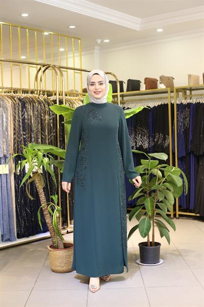 441 КОД GİZLİ PİLELİ ELBİSE