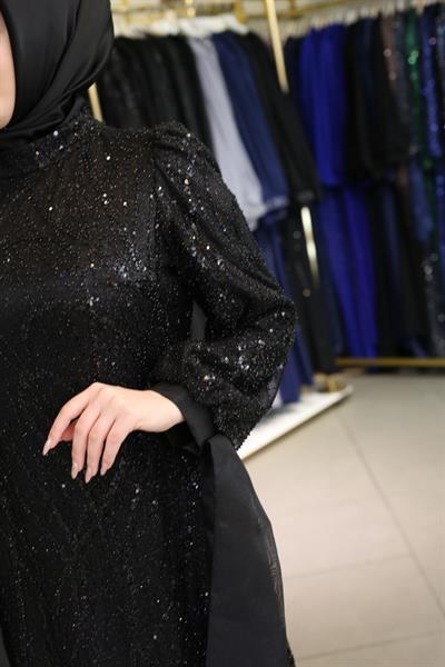 444 CODE OWN STONE PATTERNED EVENING DRESS