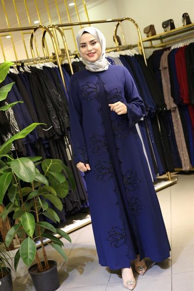 453 CODE LOTUS PATTERN ABAYA SUIT