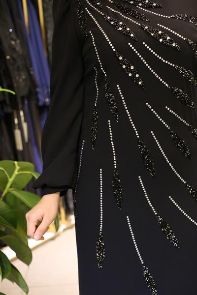 456 CODE ROBE DU SOIR À MOTIF DE FEUILLES