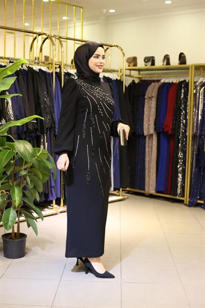 456 CODE ROBE DU SOIR À MOTIF DE FEUILLES