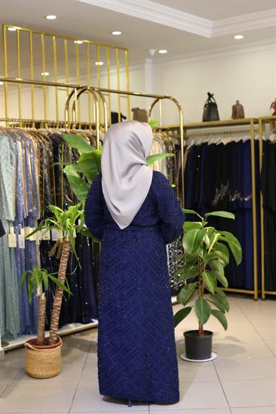 4684 KOD ELBİSE LACİVERT