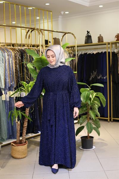 4684 KOD ELBİSE LACİVERT