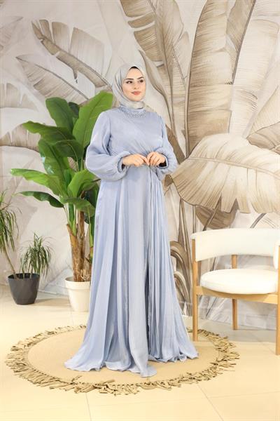 4788 فستان سهرة مرصع بالكريستالات الكودية 4788