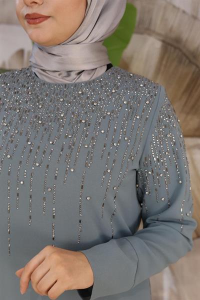 4797 لباس كود 4797 بالحجارة المصبوبة