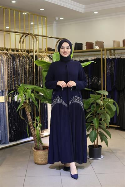 482 CODE STONE DETAILED ABAYA SUIT
