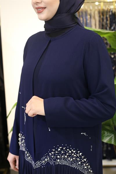 482 CODE STONE DETAILED ABAYA SUIT