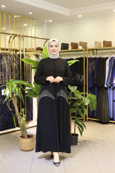 482 CODE STONE DETAILED ABAYA SUIT