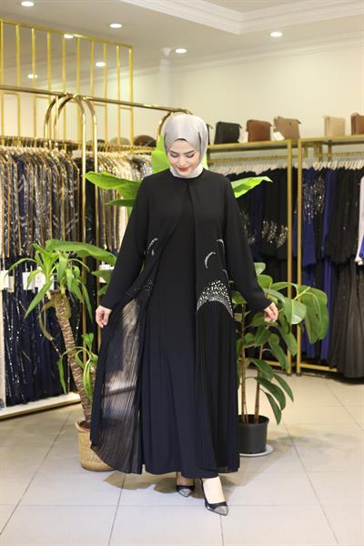 482 CODE STONE DETAILED ABAYA SUIT
