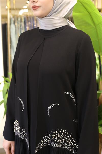 482 CODE STONE DETAILED ABAYA SUIT
