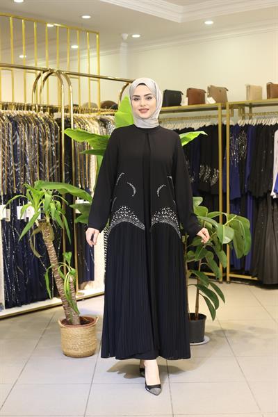482 CODE STONE DETAILED ABAYA SUIT