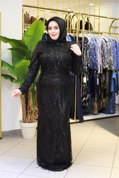 4870 CODE SELF-PRINTED STONE PATTERNED DRESS