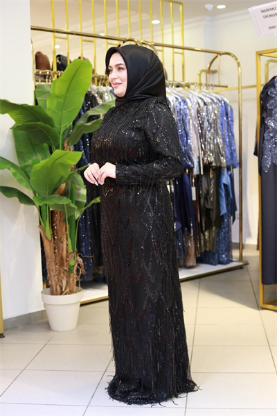 4870 CODE SELF-PRINTED STONE PATTERNED DRESS