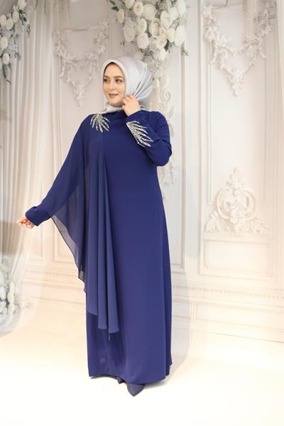 5000 CODE UMHANG ABENDKLEID MIT STEINEN