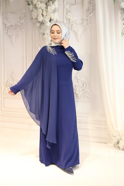 5000 CODE UMHANG ABENDKLEID MIT STEINEN