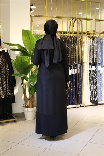 5001 CODE EYELET TIED ABAYA SUIT