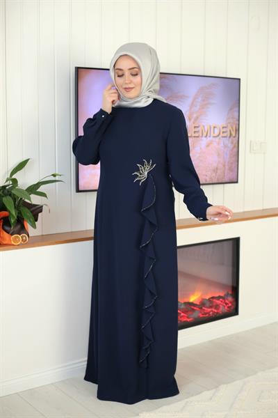 5005 CODE ROBE CRAYON AVEC JUPE ONDULÉE