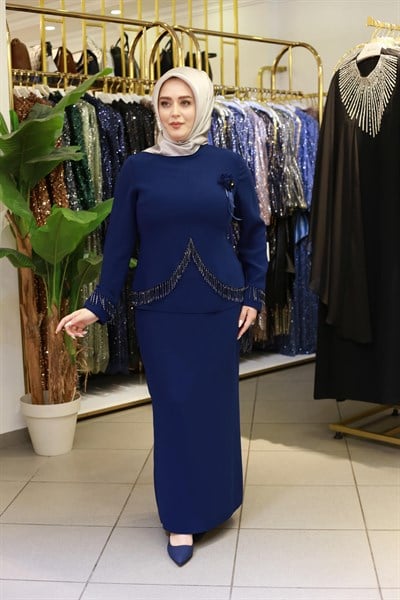 بدلة تنورة حجرية كود 5015