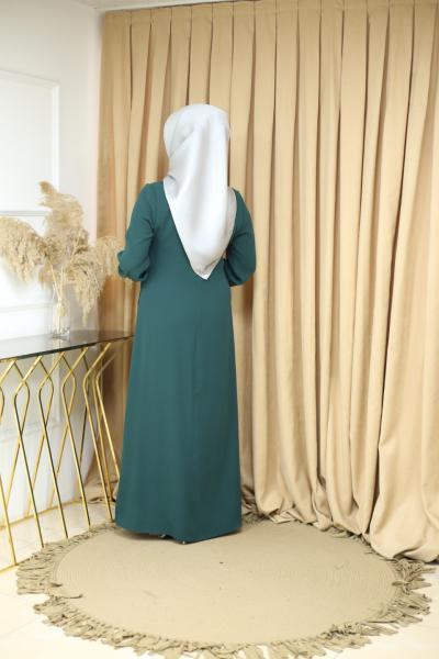 5026 CODE ROBE LACÉE À RUBAN EN PIERRE