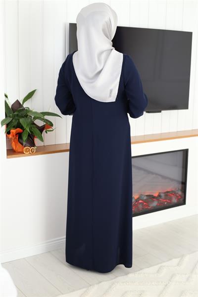 5026 CODE ROBE LACÉE À RUBAN EN PIERRE