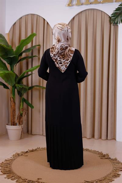 5036 فستان كود تنورة كود ذات ثنيات مزركشة