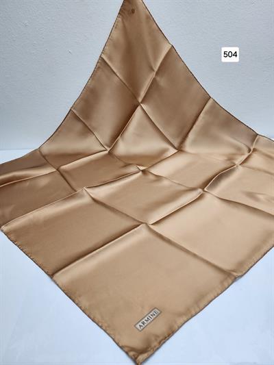 504 KOD DÜZ RENK ARMİNE SAF İPEK EŞARP STD