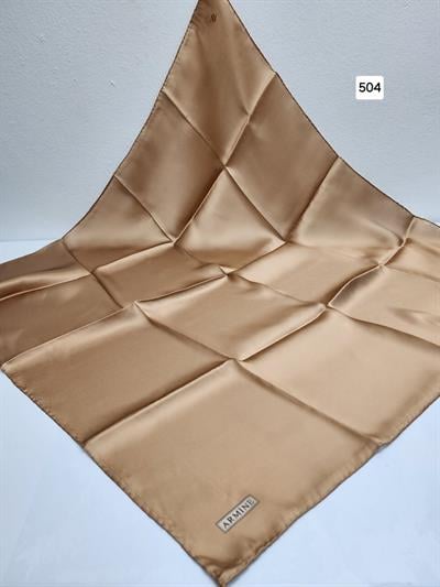 504 KOD DÜZ RENK ARMİNE SAF İPEK EŞARP STD