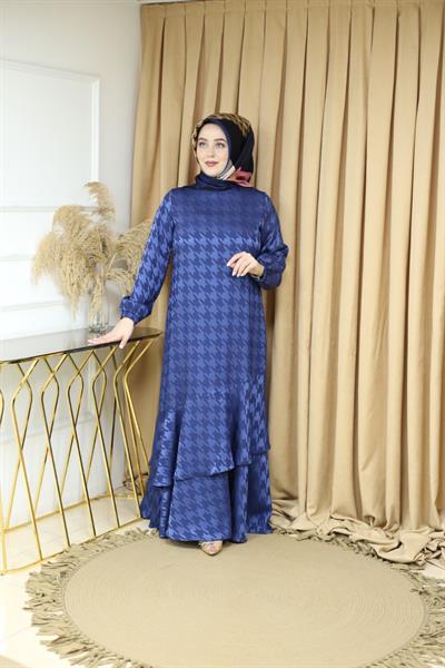 5053 كود 5053 فستان مفصل بقصّة كلاب الصيد