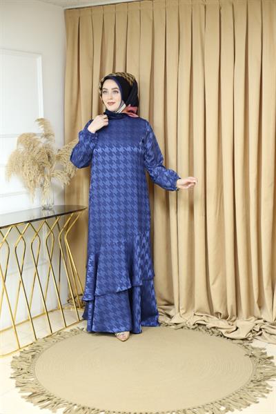 5053 كود 5053 فستان مفصل بقصّة كلاب الصيد