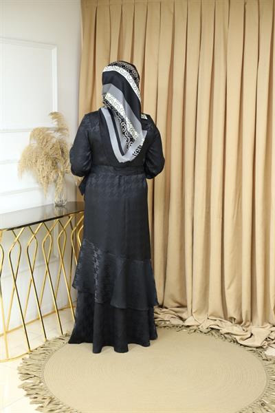 5053 كود 5053 فستان مفصل بقصّة كلاب الصيد