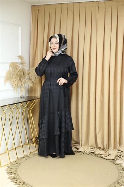 5053 كود 5053 فستان مفصل بقصّة كلاب الصيد