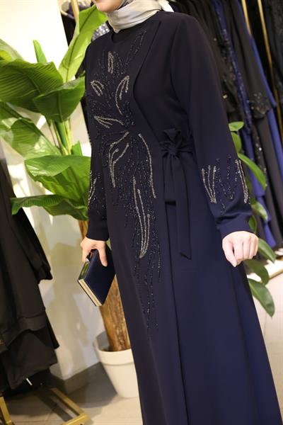 5056 CODE FLOWER EMBROIDERED ABAYA