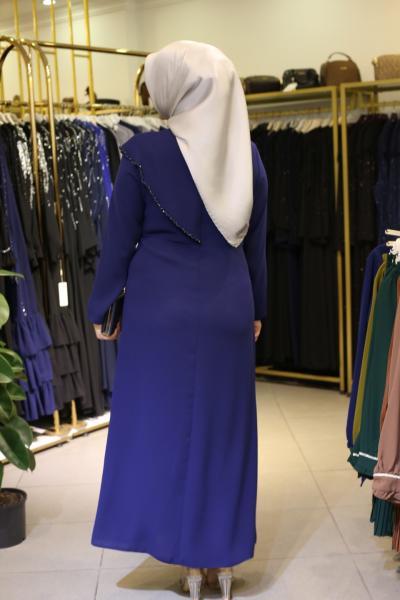 5057 CODE STONE EMBROIDERED DRESS