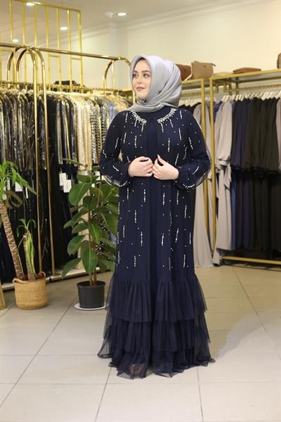 506 CODE PEARL EMBROIDERED ABAYA SUIT