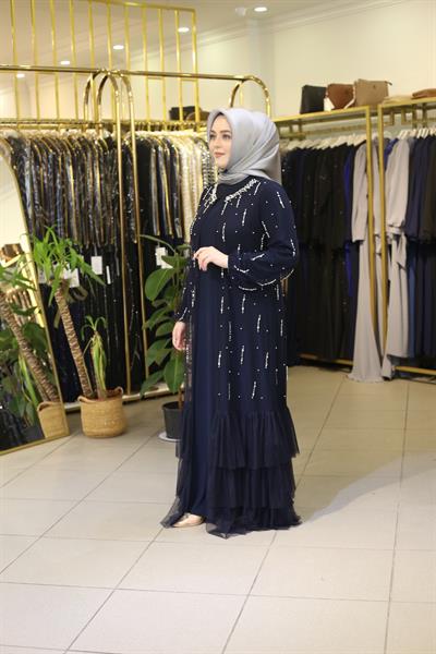 506 CODE PEARL EMBROIDERED ABAYA SUIT
