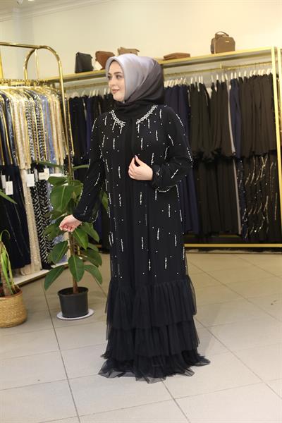 506 CODE PEARL EMBROIDERED ABAYA SUIT