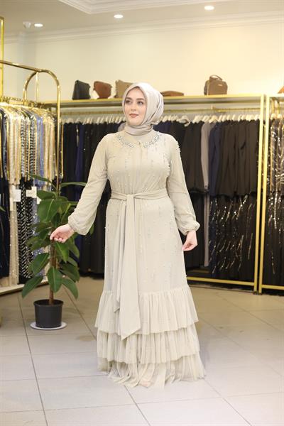 506 CODE PEARL EMBROIDERED ABAYA SUIT