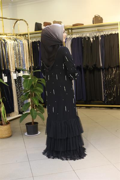 506 CODE PEARL EMBROIDERED ABAYA SUIT