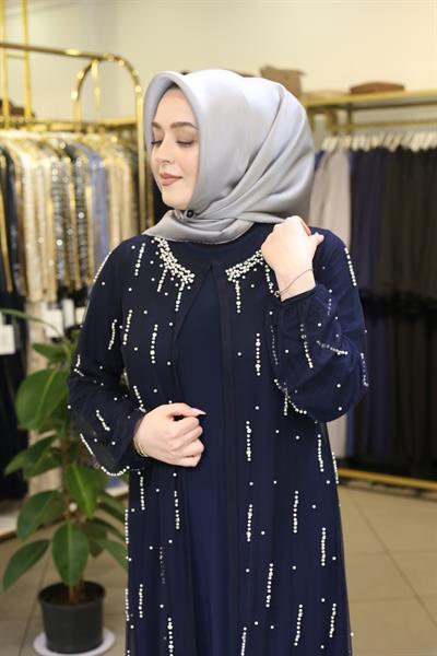 506 CODE PEARL EMBROIDERED ABAYA SUIT